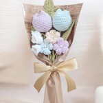 チューリップの花束 あみぐるみ 枯れないお花