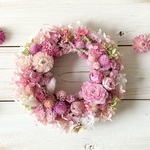 かわいいピンク♡ピンクリース