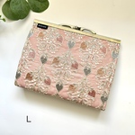 インド刺繍  マルチケース　母子手帳ケース　通帳・お薬手帳も入る　2wayで使える　Dカン付き　お財布ショルダーにも　