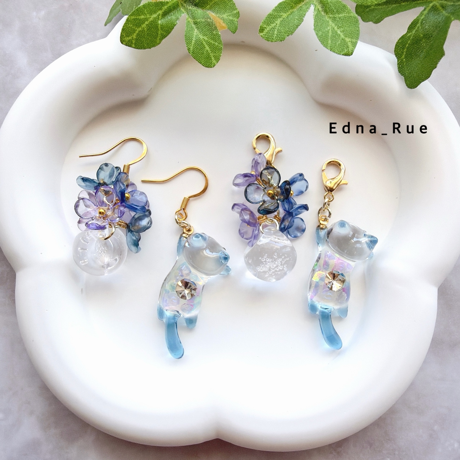 ネコ レジン - ピアスの人気通販 | minne byGMOペパボ 国内最大級の