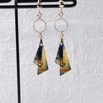 交差　ピアス/イヤリング【アクリル】