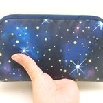 ラクチン♪長財布「猫の目は宇宙」