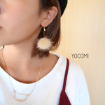 twinkle star&fur pierce＊earring