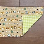 【在庫限り】犬×おにぎり/20×30/ランチョンマット