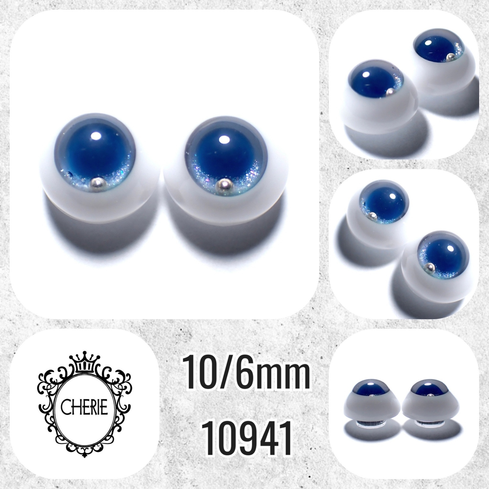 11004 ✤ 10/6mm ドール用アイチップ - CHERIE | minne byGMOペパボ