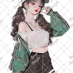 ℳ. xoxoshop オリジナル人物ステッカー2026.7月No.244