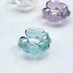 Brick star mini earcuff ( Blue green ) //片耳用