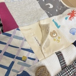 【モニター価格】ベビー服リメイク リメイクブランケット 子供服リメイク パッチワークブランケット 1歳誕生日 記念品 メモリアル