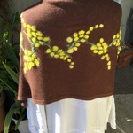 ニードル刺繍 『ミモザ』 a