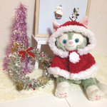 ★Xmasふわふわポンチョ★【ジェラトーニ コスチュームSサイズ用】