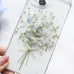 Petit Bouquet𖤣𖥧𖡼.𖤣𖥧 スマホケース 押し花iPhoneケースAndroid Galaxy Xperiaクリア 全機種 iPhone15 iPhone16 ショルダー 16e 17