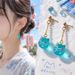 猫の水風船ピアス