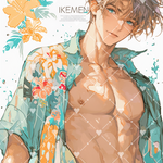 4838IKEMEN7月号ステッカー１