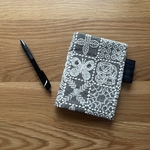 mina perhonen forest tile ベージュ　A6  ほぼ日 オリジナル　カバー ミナペルホネン の 刺繍生地