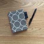 mina perhonen tambourine　A6  ほぼ日 オリジナル　カバー ミナペルホネン の 刺繍生地