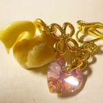 *限定*ピアス&イヤリング(スワンシュー＆スワロ薄いピンク)