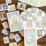   【予約販売】 molintaシール　　切手風②