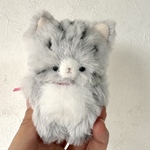 ぐれーのしましま猫ちゃん＊ぬいぐるみ