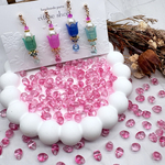 【規格外価格】通常300円→150円｜つなぎ目あり【80pcs】【brsr4276acrc】【8ｍｍ×5ｍｍ】 もっとミニミニドロップビーズ  オリジナル吹き付け加工  