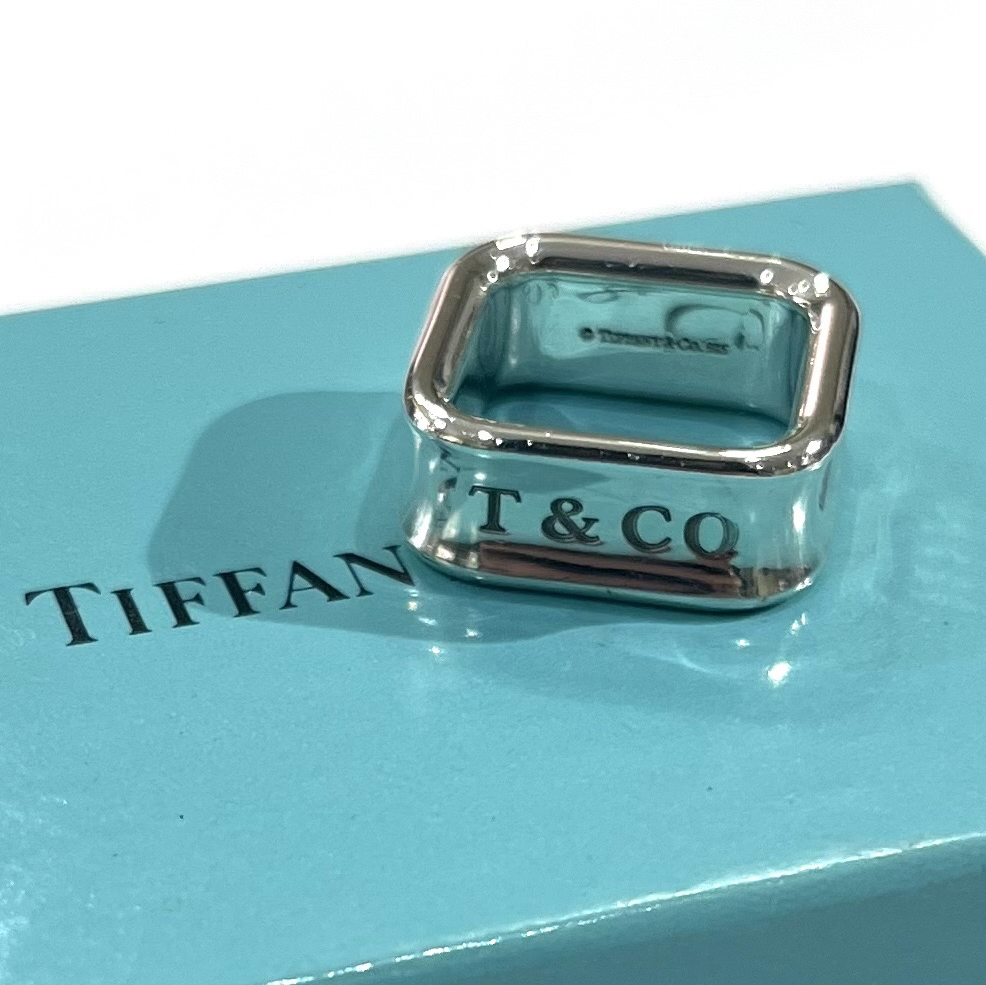 TIFFANY&CO】 【13-14号 】2420 希少トリニティ3連リングメンズ リング