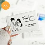 サンキューシール ミンティアシール プチギフト ウェディング 結婚式 モノクロ イラストデータ付き 手書き オーダーメイド