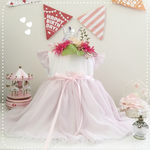 SALE！ドレスケーキ♡ふんわり広がるシフォン×コットンレースチュニック30%OFF！ 持ち運び用袋込み