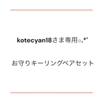 kotecyan18さま専用ページ✩.*˚うちの子お守りキーリングペアセット✩.*˚