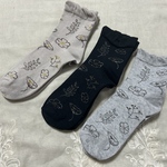 リネン足首ゆったり3足セット