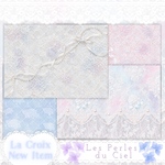 【新作】♱ La Croix ♱ 𝐿𝑒𝑠 𝑃𝑒𝑟𝑙𝑒𝑠 𝑑𝑢 𝐶𝑖𝑒𝑙 ⚪️﻿🤍⟡.*‬ - 空の真珠 - 【デザインペーパー】【紫陽花】