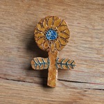 植物のブローチ　99
