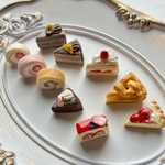 【ちいさなケーキ屋さん】ミニチュアケーキ 10個セット アップルパイ イチゴタルト ロールケーキ