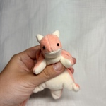 ドラゴンのぬいぐるみ(くすみピンク)🐉【どらこ】