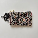 インド刺繍リボンポーチ