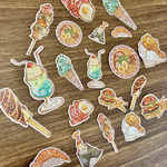 おいしそフレークシール