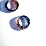 melt ring / blue×red