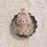 くまちゃんがま口キーホルダー(ミニ)🧸