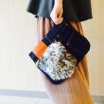 デニムリメイククラッチバック