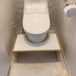 トイレ台  踏み台  トイレトレーニングに　最新型にも  ホワイト