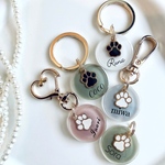 【ペットチャーム】　　迷子札　首輪チャーム　犬　猫　キーホルダー　母の日　名入れ　キーホルダー　バックチャーム　プチギフト　お名前キーホルダー　お揃い　大人デザイン　電話番号　住所
