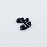オープントゥストラップパンプス　リカちゃん　1/6サイズ　リアルクローズ　靴　ドール　黒