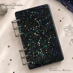 レジンバインダー A6 宇宙モチーフ ブラック Saving 貯金 No.118