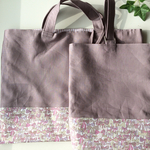 2点セット♪お客様特別オーダー品♪レッスンバッグ&上靴入れ♪リバティ