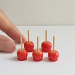 りんご飴のミニチュアフード