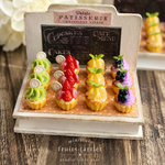 miniature fruits tartlet (ランダム発送) ミニチュア　フェイクスイーツ　粘土