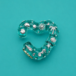  HEART earcuff ( Sea green ) // 片耳用 