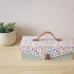 【10/27(木)22時販売開始】mini金庫　カラフル小花