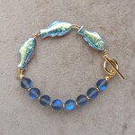 お魚のブレスレット（グレー）