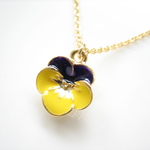 [andy]新作Viola flower chaemネックレス