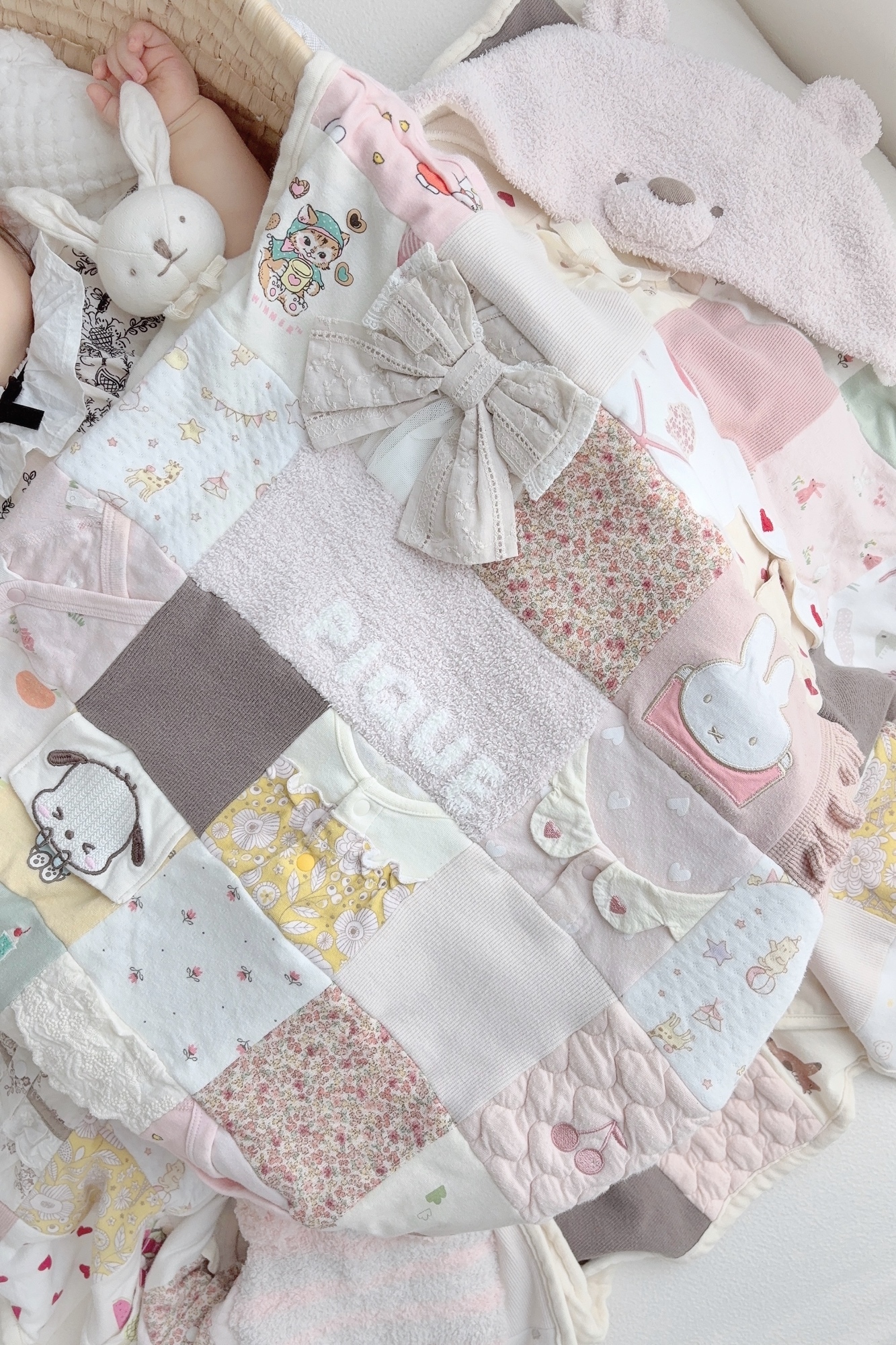 オープン価格‼️】ベビー服リメイクブランケット| 子供服リメイク