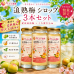 ✨数量限定・新発売✨【本場 紀州南高梅 みなべ産】国産《とち蜜》入り♪ 追熟梅のシロップ 200ml